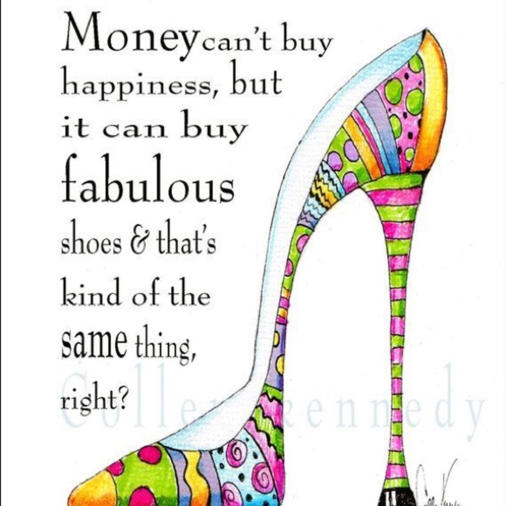 Clothes, purses and shoes